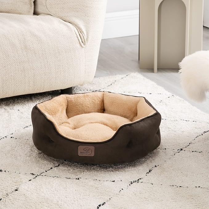 Bedsure Dog Beds for Small Dogs 25 Inches,