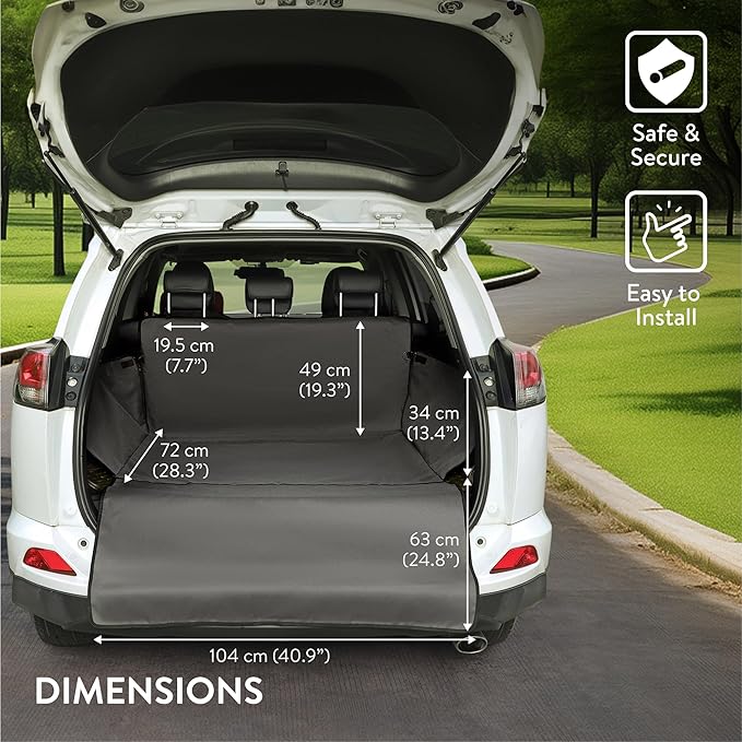 Navaris Waterproof Car Boot Cover