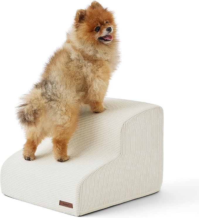 Lesure Dog Stairs for Small Dogs 2 Steps
