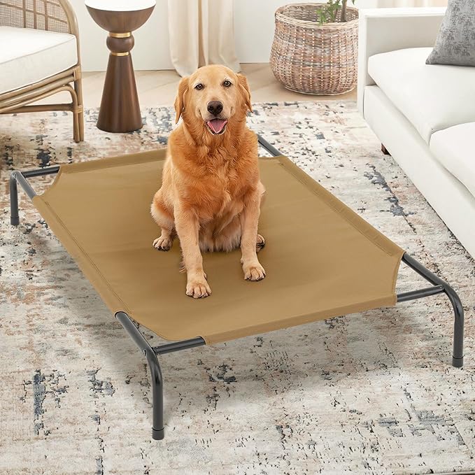 MoNiBloom Elevated Dog Bed for Large Dogs 50 Inches