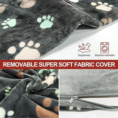 Cat Heating Pad Round-16in Pet Heating Pad for Cats