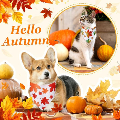 Chunful 100 Pieces Dog Bandanas Bulk Pet Bandanas