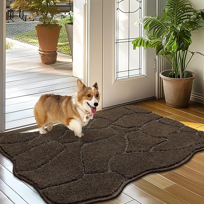 BSICPRO Dog Mat for Muddy Paws 24x36 Low