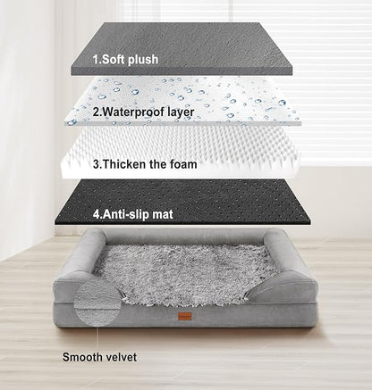 Gimars Orthopedic Thicken Egg Foam Ultra Soft Dog