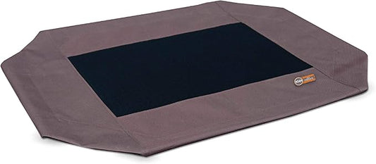 K&H Pet Products Elevated Cooling Outdoor Dog Bed Portable Raised Dog Cot Replacement Cover Only Chocolate/Black Mesh Medium 32 X 25 Inches (Cot NOT Included)