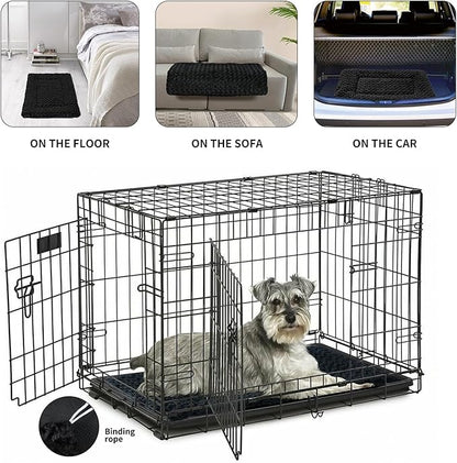 NOYAL Dog Bed Mat Soft Washable Dog Crate