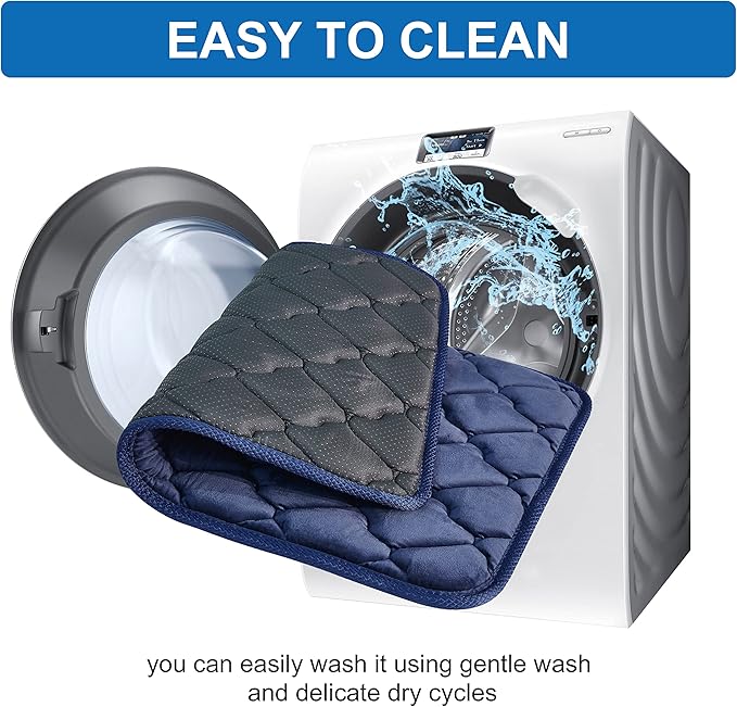 Dog Crate Mats Dogs(29x18,Blue)