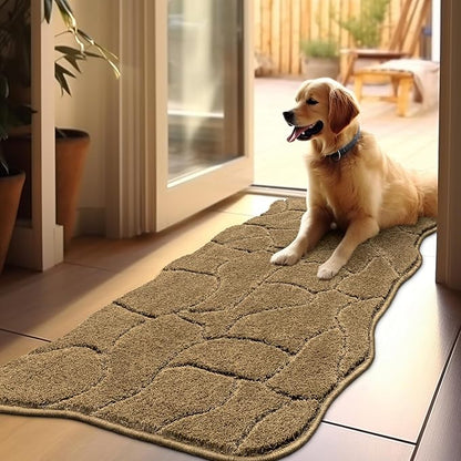 Large Dog Door Mat for Muddy Paws 24x59 Absorbent
