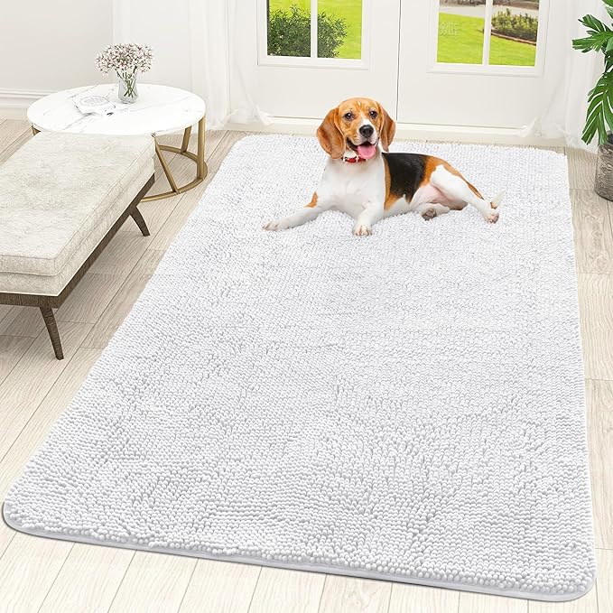 OLANLY Dog Door Mat for Muddy Paws 59x35
