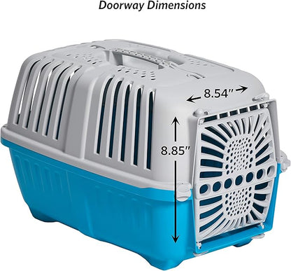 MidWest Homes for Pets Spree Travel Pet Carrier | Hard-Sided Pet Kennel Ideal for XS Dog Breeds, Small Cats & Small Animals | Dog Carrier Measures 22.3L x 14.2 W x 15H - Inches