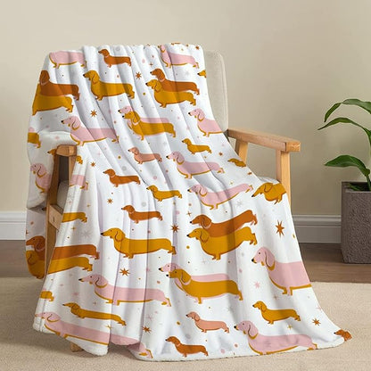 Dachshund Dog Blankets Puppy Blanket 60x50 in