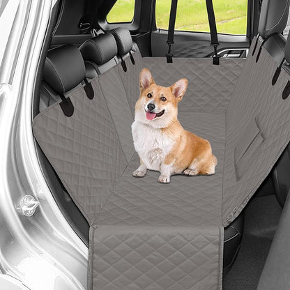 Easy-Going Waterproof Dog Car Seat Cover (53"x59", Grey)