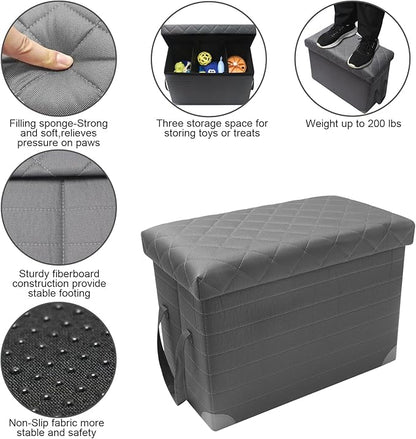 LIONROGE Car Back Seat Extender for Large Dogs up to 200lbs