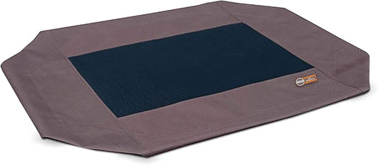 K&H Pet Products Elevated Cooling Outdoor Dog Bed Portable Raised Dog Cot Replacement Cover Only Chocolate/Black Mesh Large 42 X 30 Inches (Cot NOT Included)