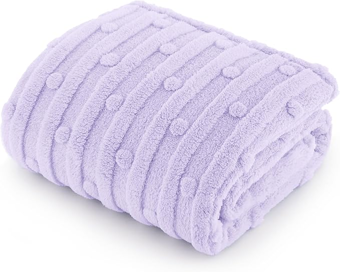 Bedsure Dog Blanket for Small Dogs Washable 300GSM Coral