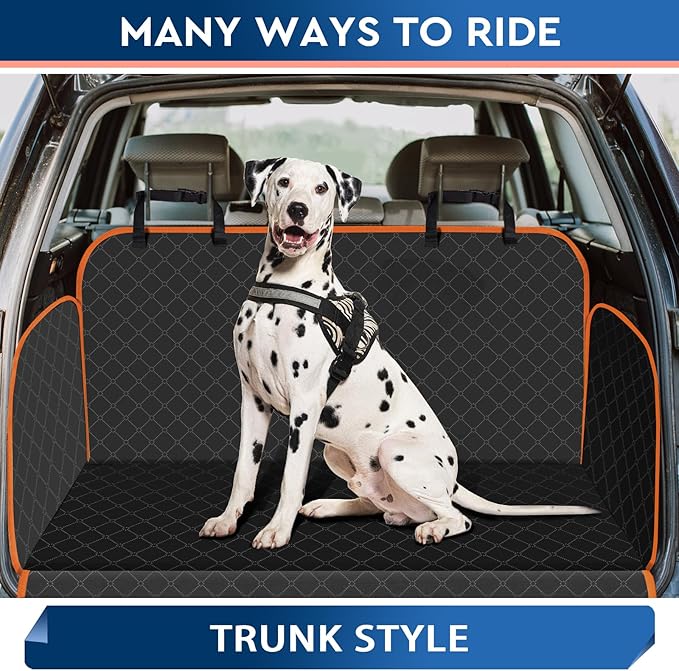 Dog Car Seat Cover Dog Seat Cover for Back Seat Scratch Prevention Dog Hammock Protects Against Dirt Dog Seat Covers for Cars Fits for Small SUVs and Trucks 60"x 64"
