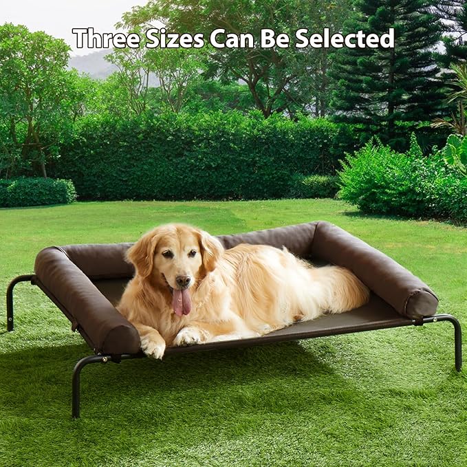 RRPETHOME Extra Large Elevated Cooling Dog Bed