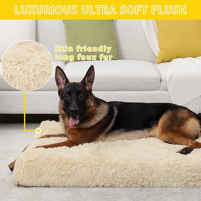 MIHIKK Dog Bed for Large Dogs 36x27 inch,