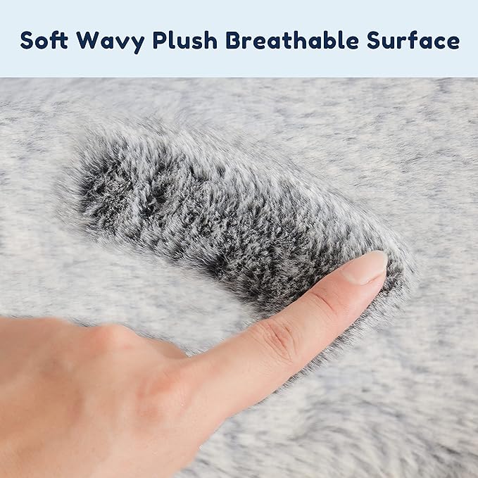 Figopage Stylish Dog Bed for Crate with Removable Machine Washable 36x24 Inches