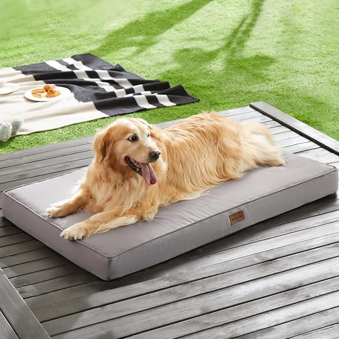 BFPETHOME Outdoor Dog Beds for Large Dogs (47 x 29 in,