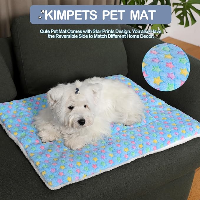 Soft Flannel Thickened Pet Soft Fleece Pad Pet Cover(30 * 22in X-Large)