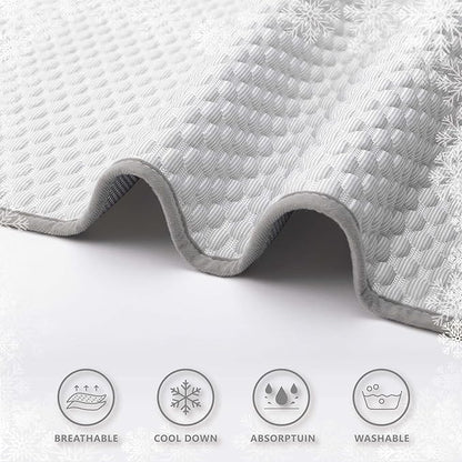 MICROCOSMOS Pet Cooling Mat & Sleeping Pad- Breathable Bubble Surface