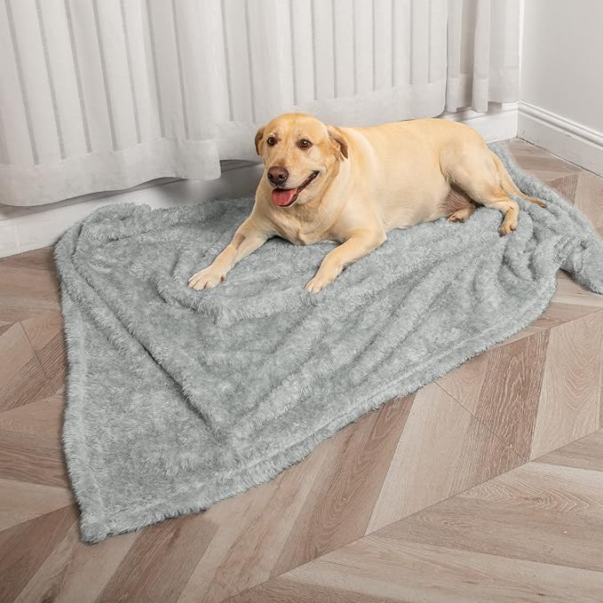 MACEVIA Fluffy Fleece Dog Blankets (40x60 Inch,