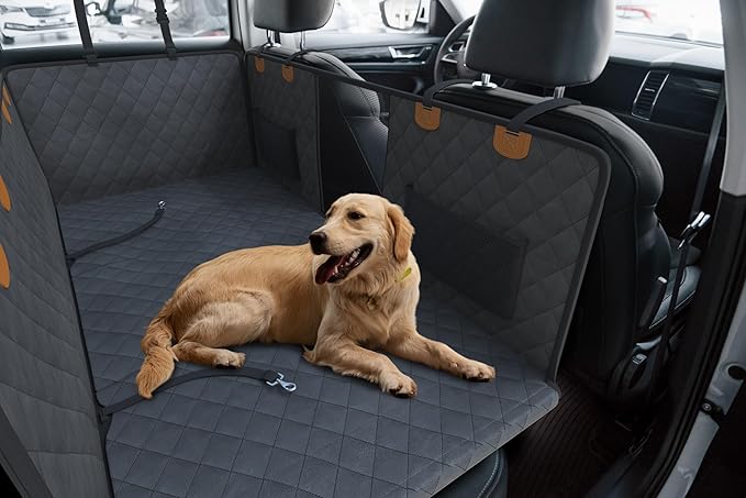 Katziela Back Seat Extender for Dogs-Large Space 2 Foams 425Lbs