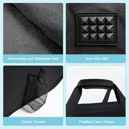 Folding Soft Dog Crate 36"x25"x25" Dog