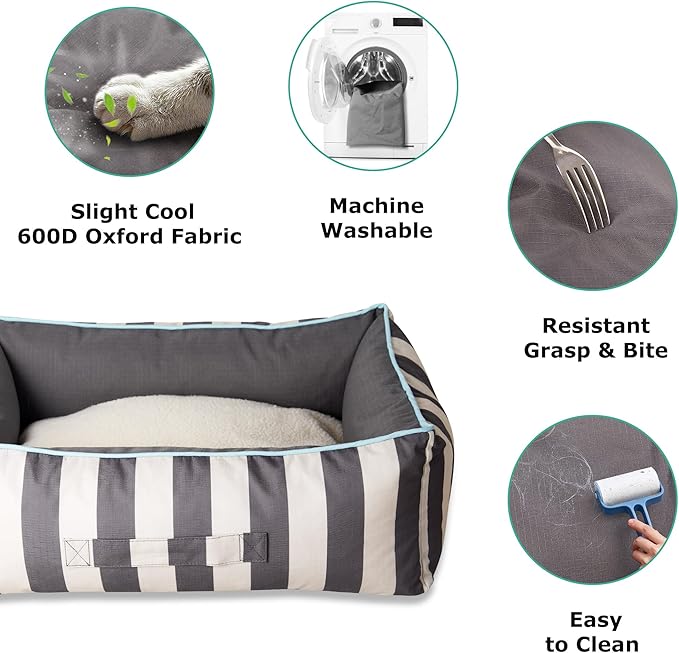 Dog Bed for Large Sized Dog 600D Oxford 37" L 30" W 7.5 Th)