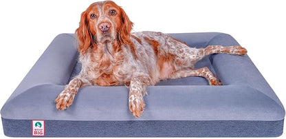 Premium Waterproof Orthopedic Medium Dog Bed Made Out of Velvet 37" x 29" x 6"