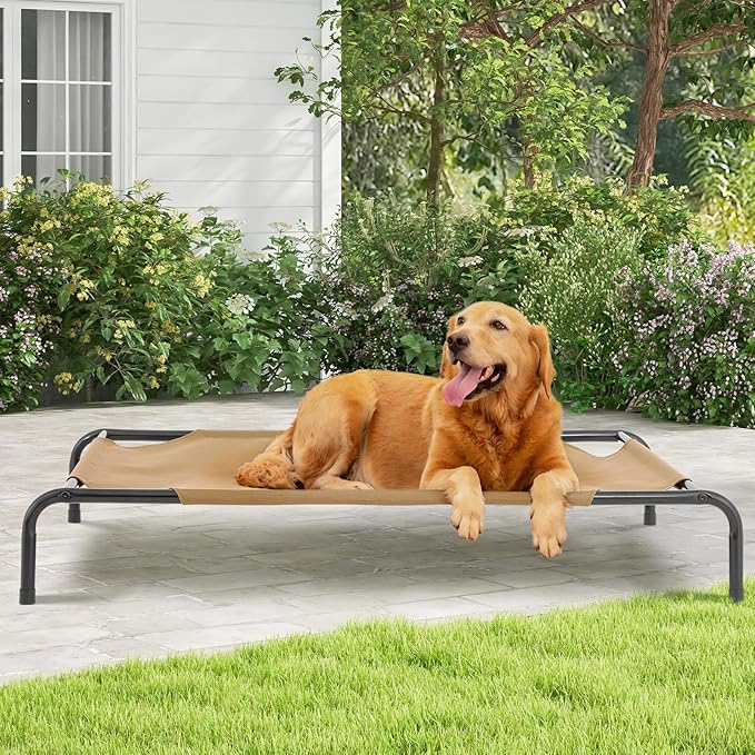 MoNiBloom Elevated Dog Bed for Large Dogs 50 Inches