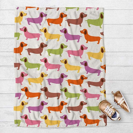 Dachshund Dog Blankets Puppy Blanket 30x40 in