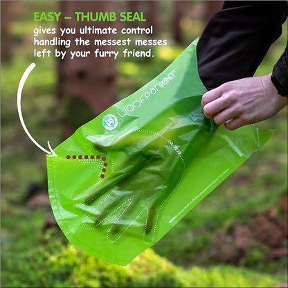 Home Compostable Dog Poop Bags -270 Bags 18 Rolls-