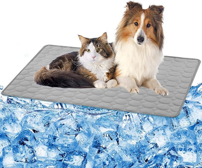 SHEJIZE Dog Cooling Mat 28x40inch/70x100cm, Fabric,