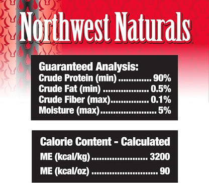 Northwest Naturals Freeze-Dried Beef Blood Functional Topper - for Dogs & Cats - Healthy, 1 Ingredient, Human Grade Pet Food, All Natural - 3.5 Oz (Packaging May Vary)