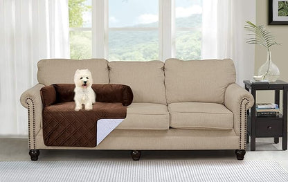Brilliant Sunshine Premium Chocolate Silky Velvet Pet Sofa Bed