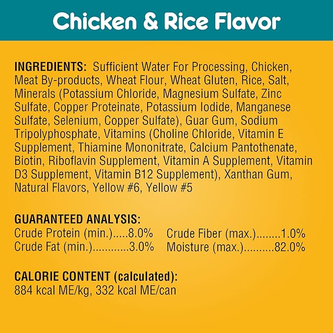 PEDIGREE CHOICE CUTS IN GRAVY Adult Canned Soft Wet Dog Food Variety Pack, Country Stew and Chicken & Rice Flavor, 13.2 oz. Cans (Pack of 24)