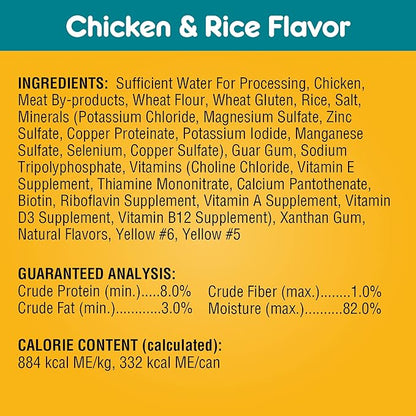 PEDIGREE CHOICE CUTS IN GRAVY Adult Canned Soft Wet Dog Food Variety Pack, Country Stew and Chicken & Rice Flavor, 13.2 oz. Cans (Pack of 24)