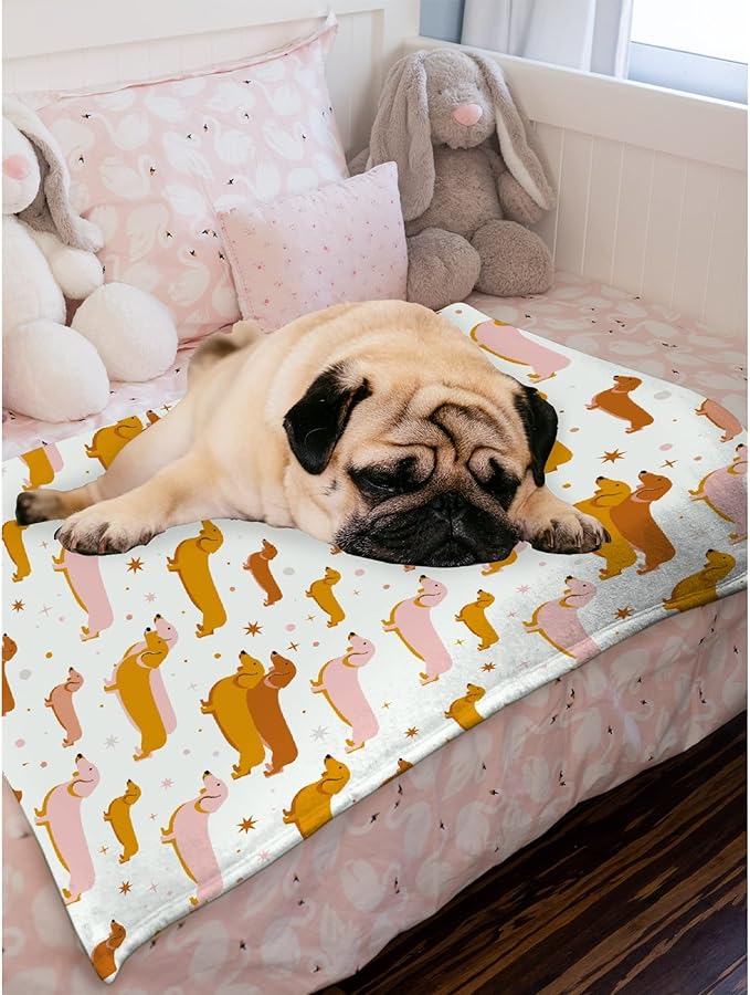 Dachshund Dog Blankets Puppy Blanket 30x40 in