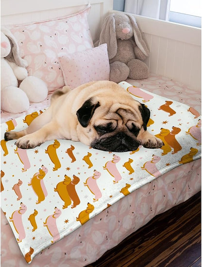 Dachshund Dog Blankets Puppy Blanket 30x40 in