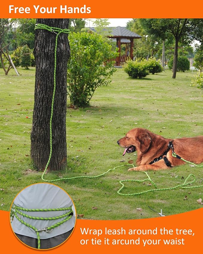 Long Rope Leash for Dog Training 16FT 30FT 50FT 100FT