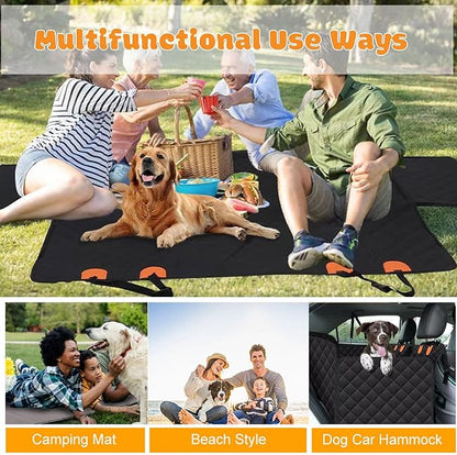 SORKUT Dog Car Seat Cover for Back Seat 350lb Pet