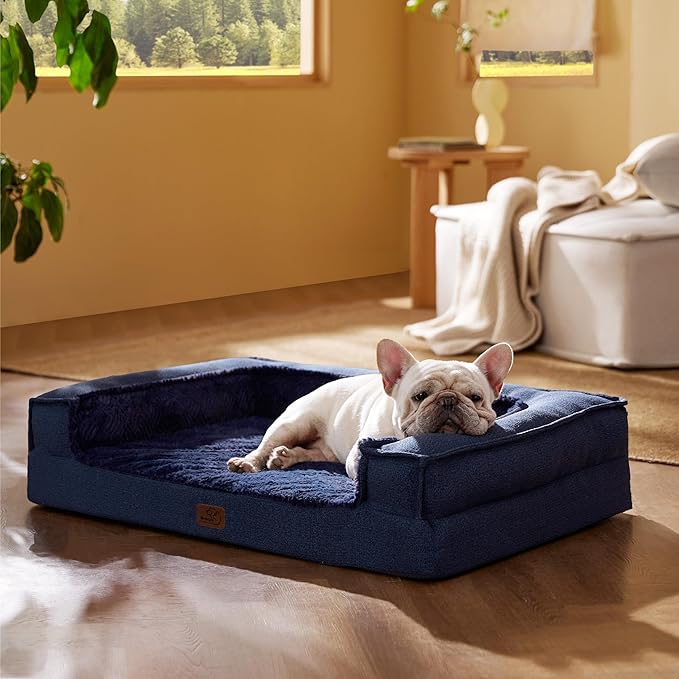 Bedsure Orthopedic Dog Bed for Medium Dogs