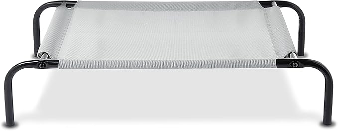 Amazon Basics Cooling Elevated Dog Bed with Metal Frame 35.6"L x 21.8"W x 7.7"Th