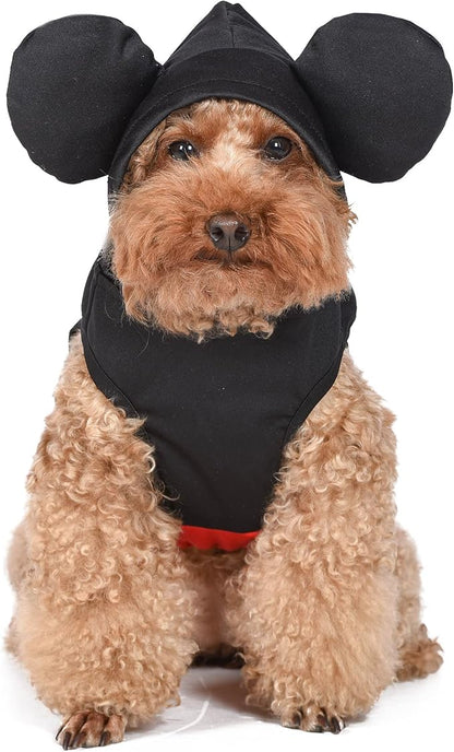 Disney for Pets Mickey Mouse Halloween Costume for Dogs - Large | Disney Halloween Dog Costumes, Funny Pet Costumes | Officially Licensed Disney Dog Halloween Costume,Red/Black