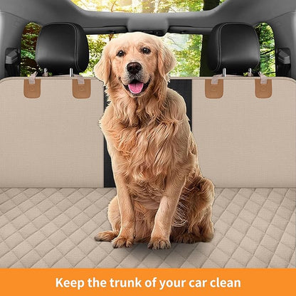 GXT Dog Back Seat Cover Protector for Cars SUV and Trucks with Mesh Window