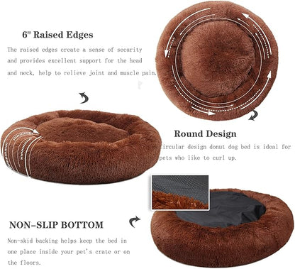 nononfish Marshmallow Cat Bed Kawaii Cat Nest Bed 19 Inches