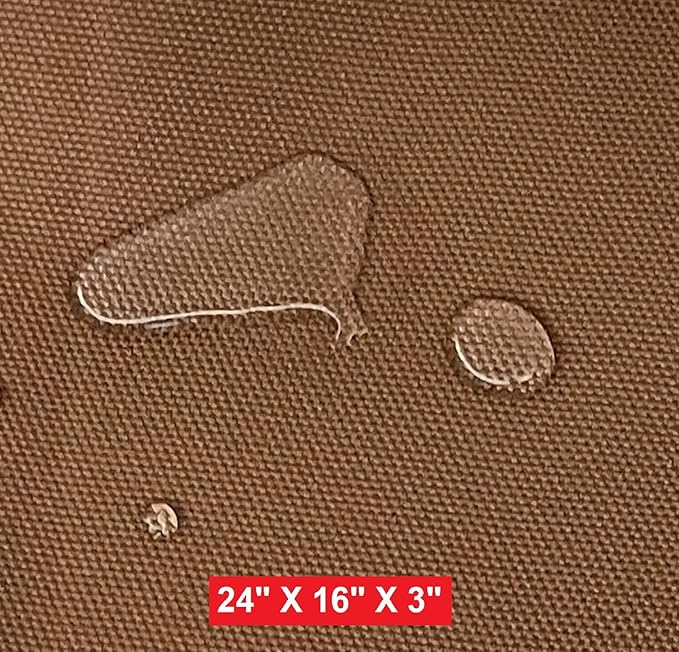 Dogbed4less Memory Foam Platform Dog Bed 24X16X3 Brown