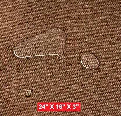 Dogbed4less Memory Foam Platform Dog Bed 24X16X3 Brown